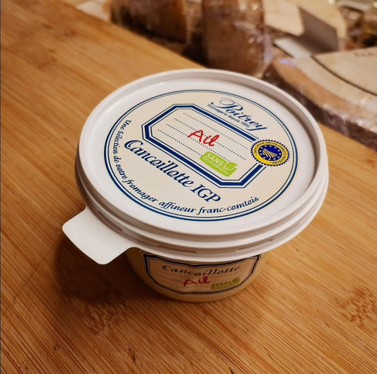 Cancoillotte Artisanale IGP à l'Ail rose